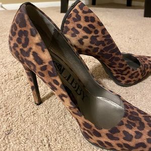 Cheetah high heels